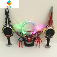 日语版欧布之环奥特曼圣剑儿童玩具卡片欧布黑暗之剑圆环变身器真智力 日语版欧布圆环2款圣剑随机2软胶动漫