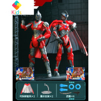 奥特曼初代手办模型机动战甲儿童变形玩具发光超可动人偶男孩真智力 初代+艾斯(2盒独立礼盒)动漫