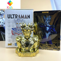 奥特曼胸像特殊隐藏款赛迦欧布金色银色卡片GMR诺亚盲盒真智力 金色特殊隐藏款-赛迦动漫