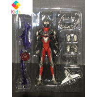 震撼低价 奥特曼玩具 迪迦奥特曼 全形态act可动手办 真智力 酒红色 迪迦龙卷风形态动漫