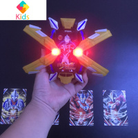 奥特曼儿童玩具银河火花艾克斯闪光召唤器人偶维克特利火炬变身器真智力 艾克斯变身器随机4卡动漫