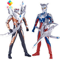 黑暗赛罗奥特曼的玩具贝利亚洛普斯怪兽超人偶武器可动变形act真智力 黑暗普洛斯+终极赛罗[送扭蛋]动漫