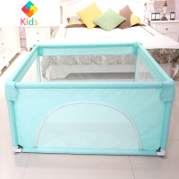 宝宝游戏围栏婴儿室内家用儿童地上爬行垫学步安全防撞摔护栏栅栏真智力 绿色1.2*1.2米软包围栏+吸盘