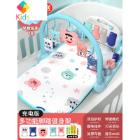 运营下架真智力 护栏动物款 [投影飞机+充电]蓝健身架