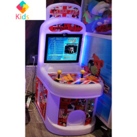 新款打枪儿童玩具电动投币游戏机摇摆机摇摇车弹珠机超市门口商用真智力 格斗机(1000多个游戏)