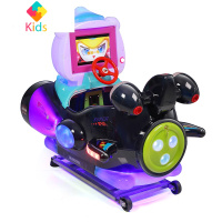 投币摇摇车2021新款儿童商用超市门口电动玩具家用宝宝音乐摇摆机真智力 飞船液晶屏