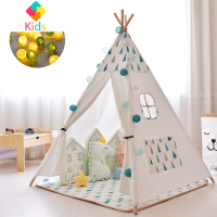 哎哟宝贝儿童帐篷室内游戏屋家用印第安小房子男孩女孩宝宝玩具屋真智力 小树帐篷(不含垫子)送线球灯+加固器