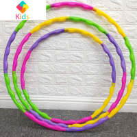 小学生初学者早操呼啦圈彩色成人幼儿园可拆卸圈呼啦圈呼啦圈儿童真智力 一个8节65CM+送跳绳+10铃铛