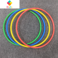 儿童呼啦圈幼儿园专用小学生初学者男女孩幼儿健身小号塑料呼拉圈真智力 40cm蓝色呼啦圈