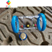 婴儿学爬滚筒6个月龄婴儿童宝宝学爬行训练引导益智玩具充气滚筒真智力 美版大号婴儿滚筒,带气泵