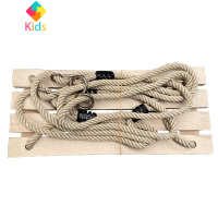 仿麻绳[实木]榉木弧形儿童秋千室内户外成人幼儿吊椅真智力 单个秋千无配件(默认仿麻绳)玩具