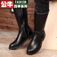 公牛四季男鞋秋冬季袜套马丁靴男潮流英伦男鞋沙漠短靴男士工装鞋运动靴子秋新款内增高男靴子高筒骑马靴男皮靴队潮流拉链长靴