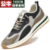 公牛四季[潮鞋上新丨品质甄选]男鞋 新款时尚休闲百搭运动鞋男士 轻便舒适耐磨软底跑步鞋男