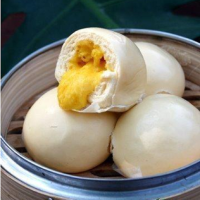 乐肴居 晏福春 爆汁流沙包 包子 800g(80g*10)