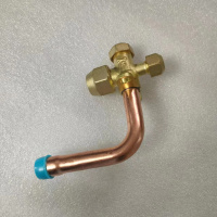 帮客材配 全新原件 空调外机截止阀 三通 低压弯管 4分弯管 12.7mm R410A变频 收前验货