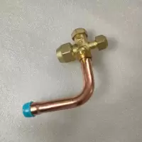 帮客材配 全新原件 空调外机截止阀 三通 低压弯管 4分弯管 12.7mm R410A变频 收前验货