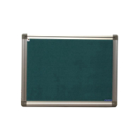 史泰博 铝合金边框带包布软木板(带绿布) 90*120cm 绿色