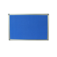 史泰博 铝合金边框软木板(包蓝布) 120*150 蓝色