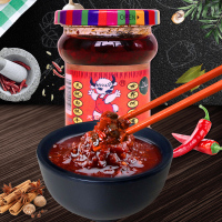 白牦牛肉辣酱下饭菜牛肉酱干拌面调味酱