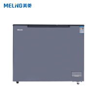 美菱冰柜 BCD-212DTEB 212升电控玻璃冷藏冷冻顶开门冰柜