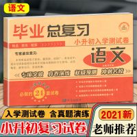小学毕业升学必备试卷语文数学英语小升初必刷题真题卷专项训练 毕业总复习语文