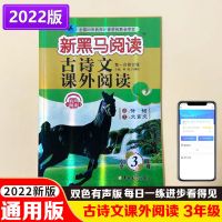 2022小学新黑马阅读现代文古诗文英语阅读训练一二三四五六年级 三年级 英语听力训练