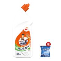 威猛先生除菌洁厕液马桶去垢除污大包装84精华除异味神器草本香型 除菌(599+1)g+洁厕宝