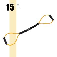 劳拉之星拳击速度训练空击阻力绳器材泰拳散打搏击弹力带抗阻耐力 黄色15磅升级
