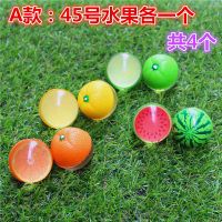 新款台球弹力球 橘子球 弹跳球 跳跳球 直径3厘米实心橡胶回弹球 A款