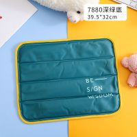 冰垫坐垫夏季凉垫软屁垫夏日必备降温神器汽车坐垫冷凝胶散热减压 3D减压[1200g]莫兰迪绿