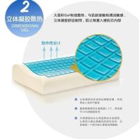 凝胶枕头枕芯护颈枕慢回弹记忆枕夏凉成人保健硅胶枕修复颈椎专用 凝胶枕 46*27(适合儿童)