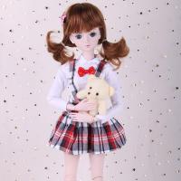 60厘米叶罗丽芭比娃娃衣服现代校服婚纱公主裙3分夜萝莉仙子睡衣 小文(没有娃娃)