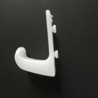 厂家直销课桌椅挂钩书包钩配件学校高中小学生课桌椅塑料书包挂钩 新款白色书包挂钩 一件10个