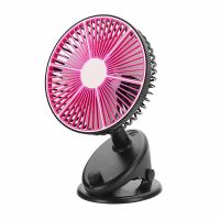 夹子风扇办公室桌面学生宿舍床上床头摇头静音大风力夹式小夹扇 珊瑚红:免费送0.5米数据线 夹子款[中配版]6000毫安5