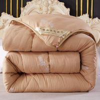 [8斤 10斤 ]羊毛被子冬被加厚保暖被芯1.5米1.8/2.m/2.3/2.4M 驼色 1.5*2.0米3斤