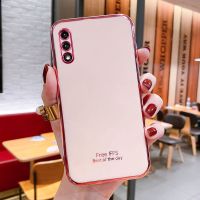 华为荣耀9X手机壳荣耀9XPRO硅胶腕带软保护套Honor斜挎绳女9Xpor [樱花粉]电镀单壳 荣耀9X