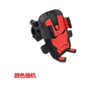 电动车踏板车摩托车后视镜手机支架自行车导航架外面专用手机架 车把款(钢铁侠)颜色随机