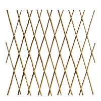 竹篱笆栅栏围栏户外花园菜园庭院装饰竹子伸缩护栏爬藤花架竹围墙 天然淡竹 高60*长200cm(拉伸尺寸)