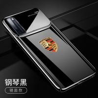 华为nova7pro手机壳5G版支架电镀pc手机套nova7/7se保时捷保护套 钢琴黑-保时捷 nova7pro