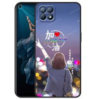 OPPOReno4SE手机壳男女款防摔硅胶软壳Reno4SE全包镜头保护磨砂套 [此生加油]xw Reno4SE[单壳]