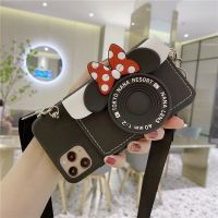 手提包vivoy52s手机壳y73s零钱包s7e可爱斜挎背包式挂绳y51s/s7套 黑壳+迪妮钱包+短绳 其他型号找不到