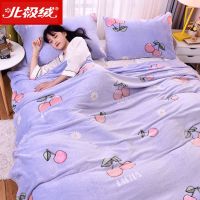 北极绒雪花绒毛毯夏季薄款毯子珊瑚绒床单单件午睡毯法莱绒毛巾被 *红樱桃 70x100cm午休毯