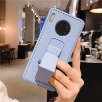 12手机壳支架\磁吸车载12pro苹果11/Xsmax隐藏腕带11Pro全包软X/8 浅蓝色 (折叠式支架/可磁吸) 苹