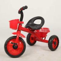 儿童三轮车脚踏车小孩脚踏车男女宝宝脚踏车宝宝1-6脚踏自行车 经典款红+彩带+工具