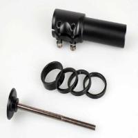 山地车自行车把立增高器可调龙头升高车把横增高单车配件加高车把 把立增高器黑色[送工具]