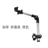 电动车雨伞支架山地车雨伞架自行车婴儿车单车通用遮阳撑伞架死飞 加厚折叠雨伞架 黑色+工具