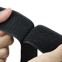 双面背胶魔术贴自粘带强力纱窗窗帘沙发粘条刺毛子母贴粘贴条粘扣 一套[双面无胶] 16mm黑色[5米]