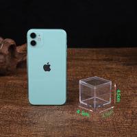 可打孔斗鱼鱼缸PS塑料高透明迷你大中小型创意桌面金鱼乌龟生态缸 4.5cm(12个一包)