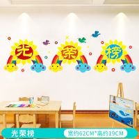 励志墙贴自粘学校教育培训机构班级文化墙辅导班布置教室墙面装饰 光荣榜SY3064 大