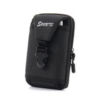 新款 6.5寸手机包男多功能穿皮带手机套腰带挂包零钱工地腰包防水 防水黑色(两层5.5/6寸)